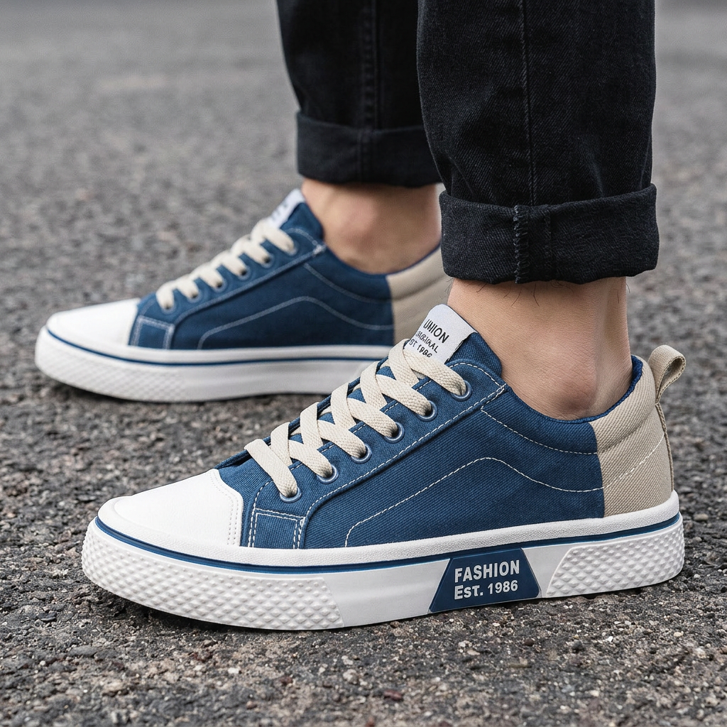 Retroglide - Zapatillas deportivas Canvas Court con suela gráfica