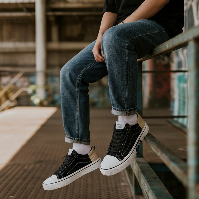 Retroglide - Zapatillas deportivas Canvas Court con suela gráfica
