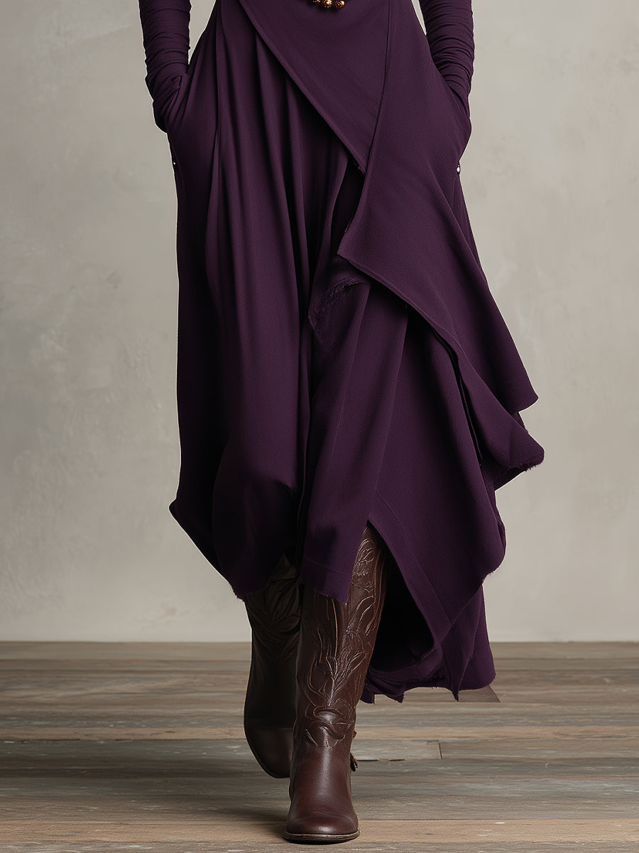 Natalie | Vestido drapeado elegante