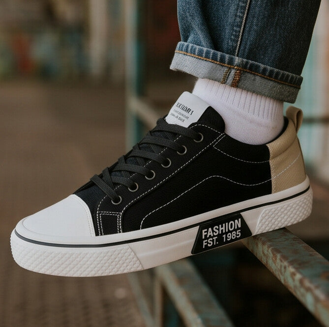 Retroglide - Zapatillas deportivas Canvas Court con suela gráfica