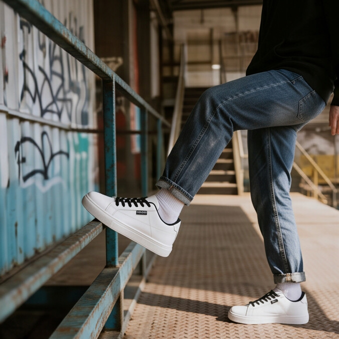 Beckett — Zapatillas de pista con costuras en contraste