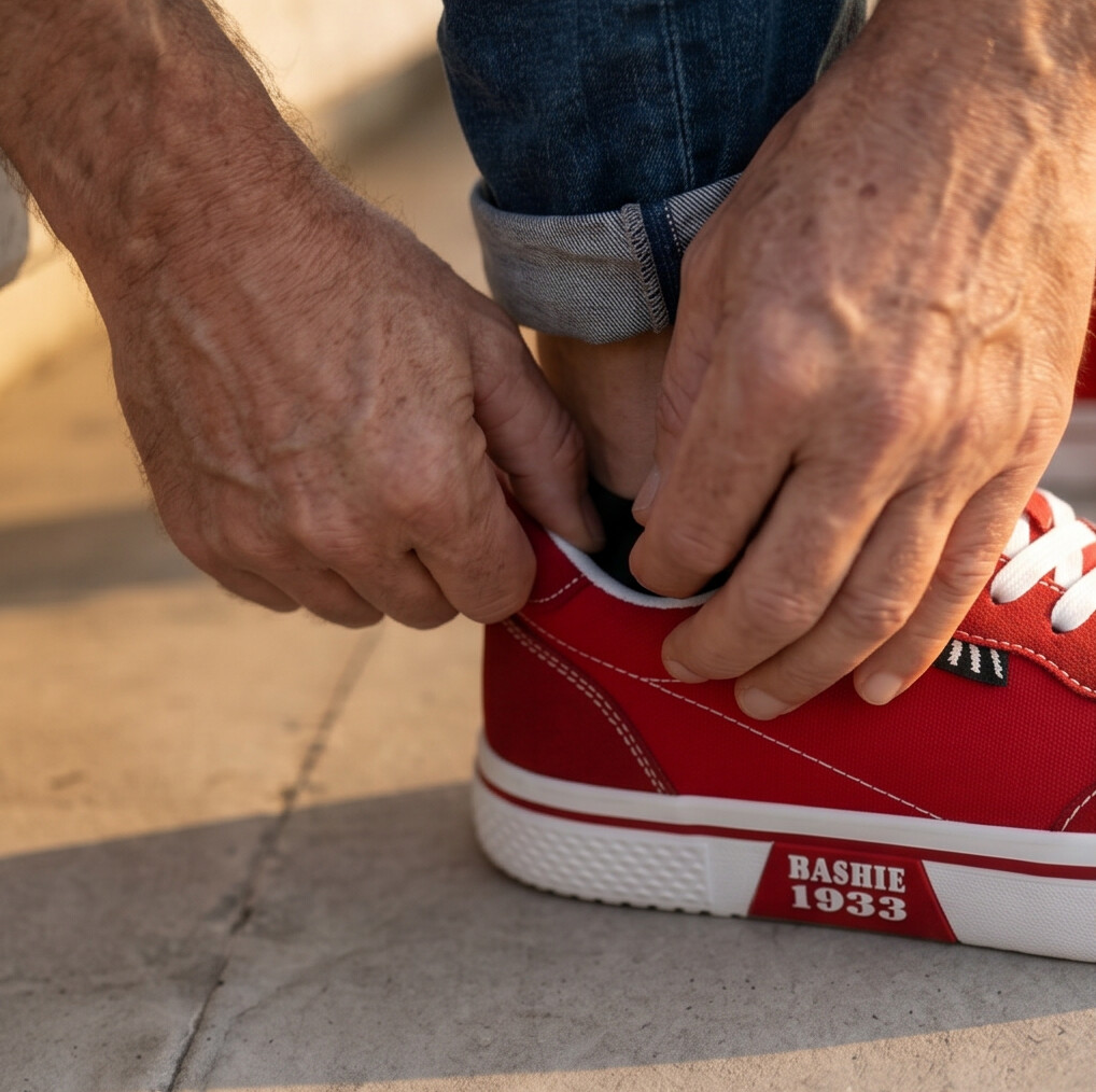 Gripwell — Zapatilla de lona con suela de goma tipo gofre