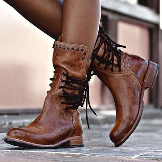 Ciss | Botas vintage con cordones