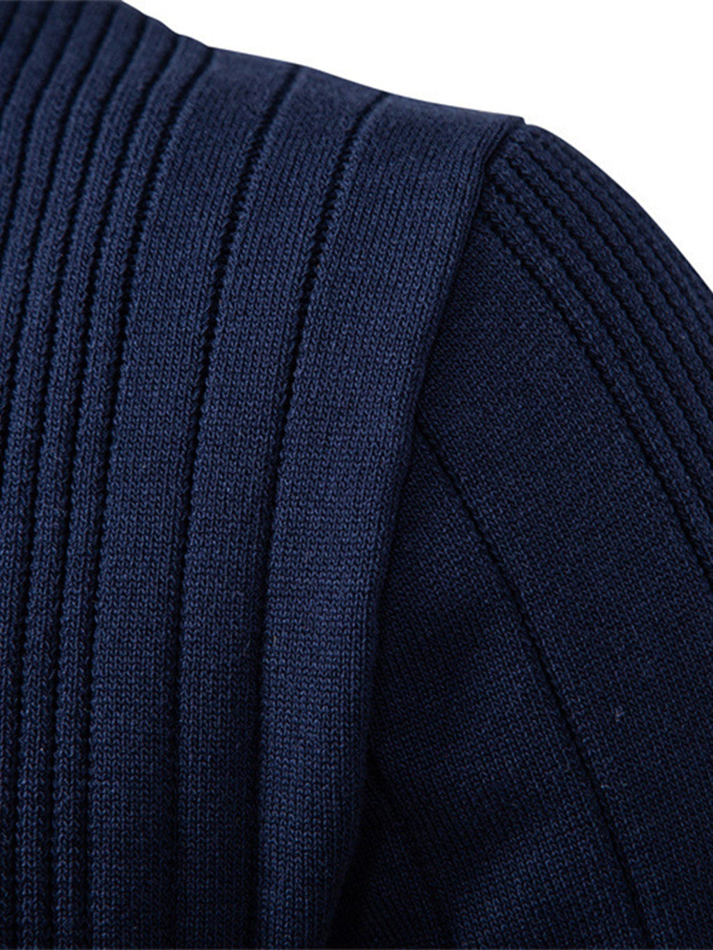 Conjunto Polo Jacquard de Punto y Pantalón Slim Entallado