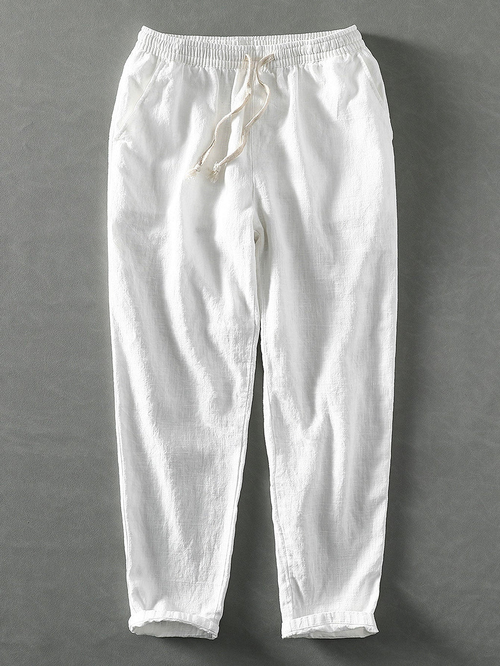 Conjunto Camisa Cubana Jacquard y Pantalón Cropped Lino