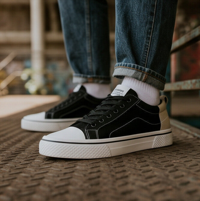 Retroglide - Zapatillas deportivas Canvas Court con suela gráfica