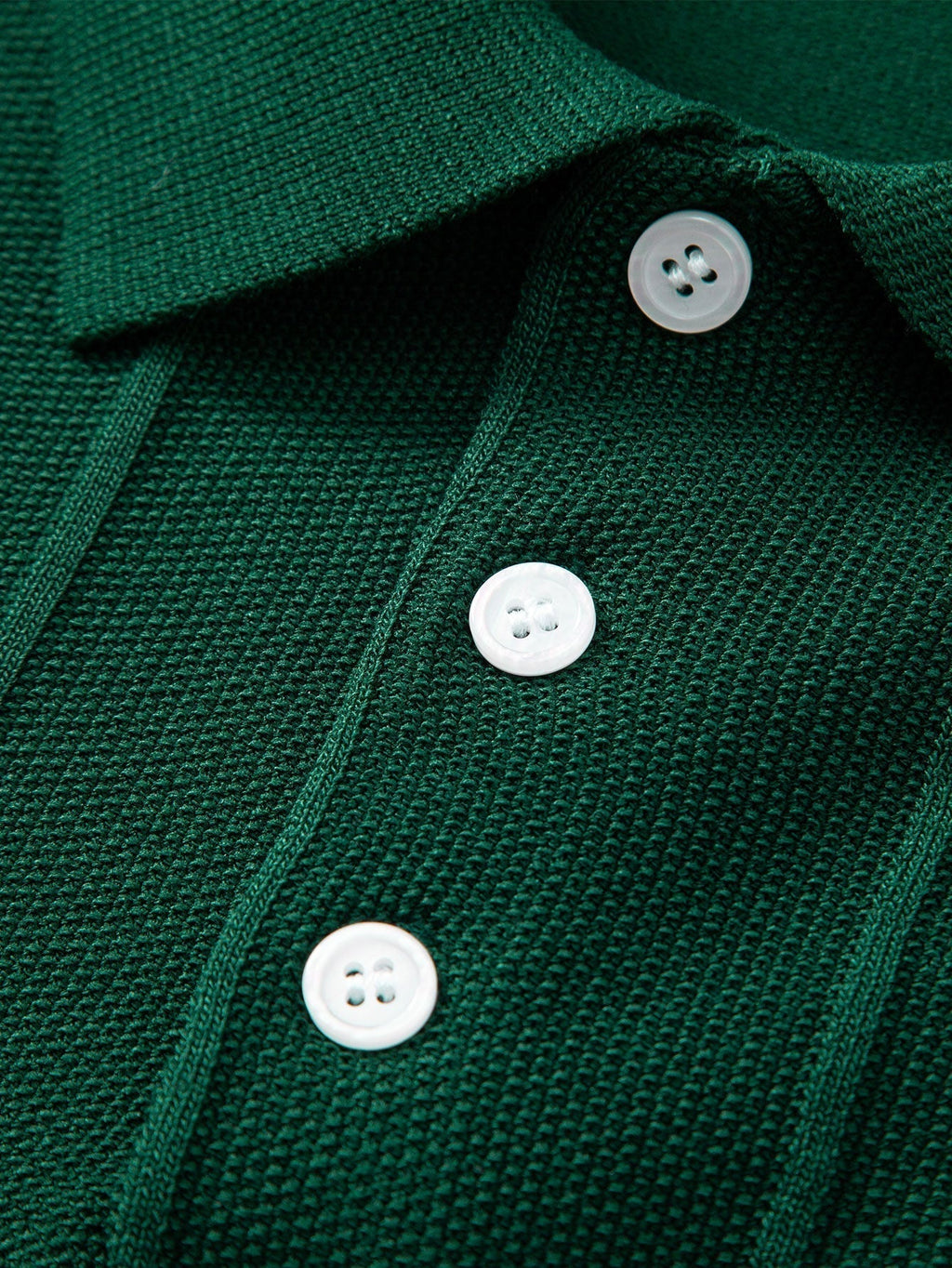Conjunto Polo Punto Jacquard a Rayas y Pantalón Recto