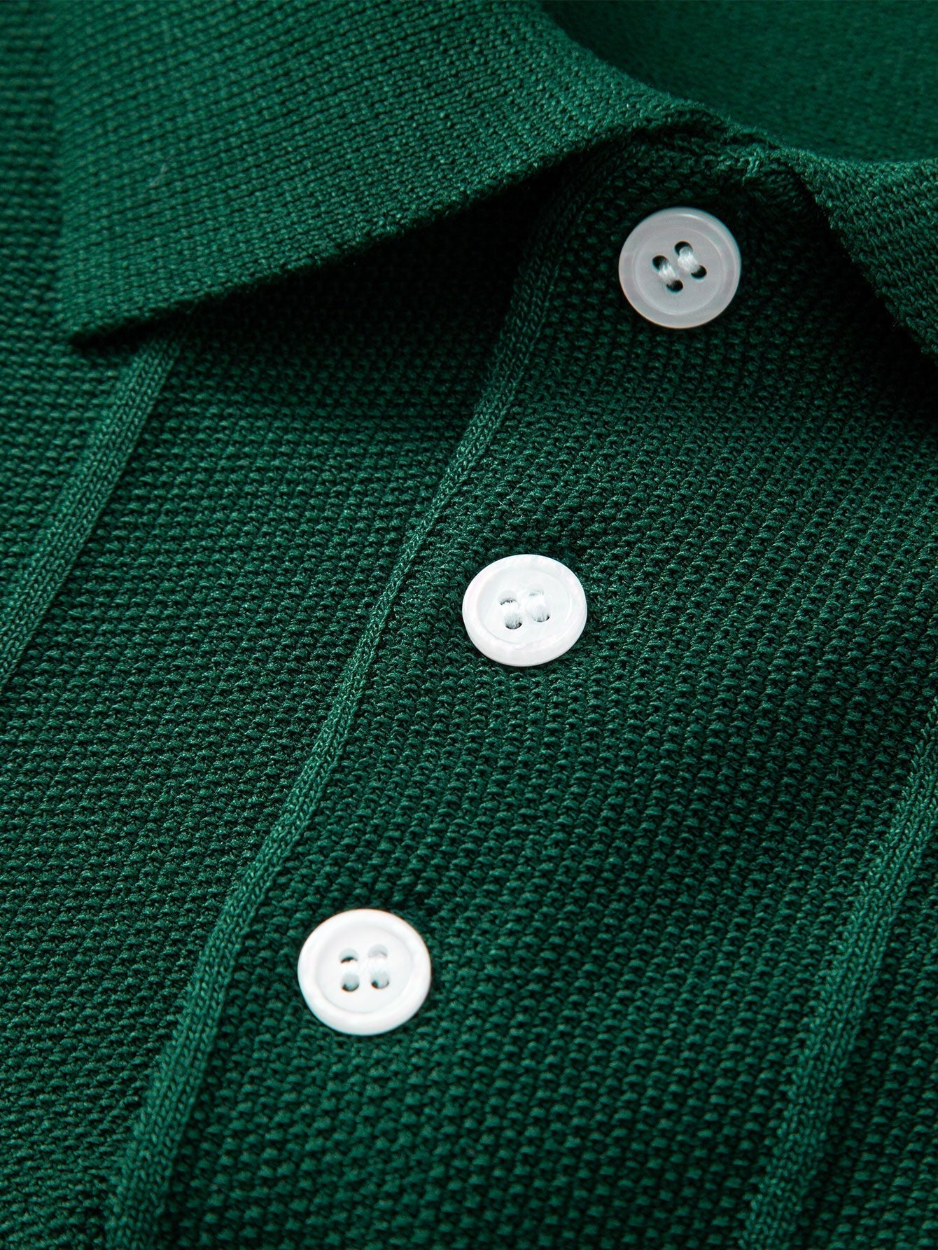 Conjunto Polo Punto Jacquard a Rayas y Pantalón Recto