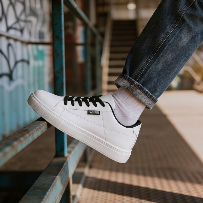 Beckett — Zapatillas de pista con costuras en contraste