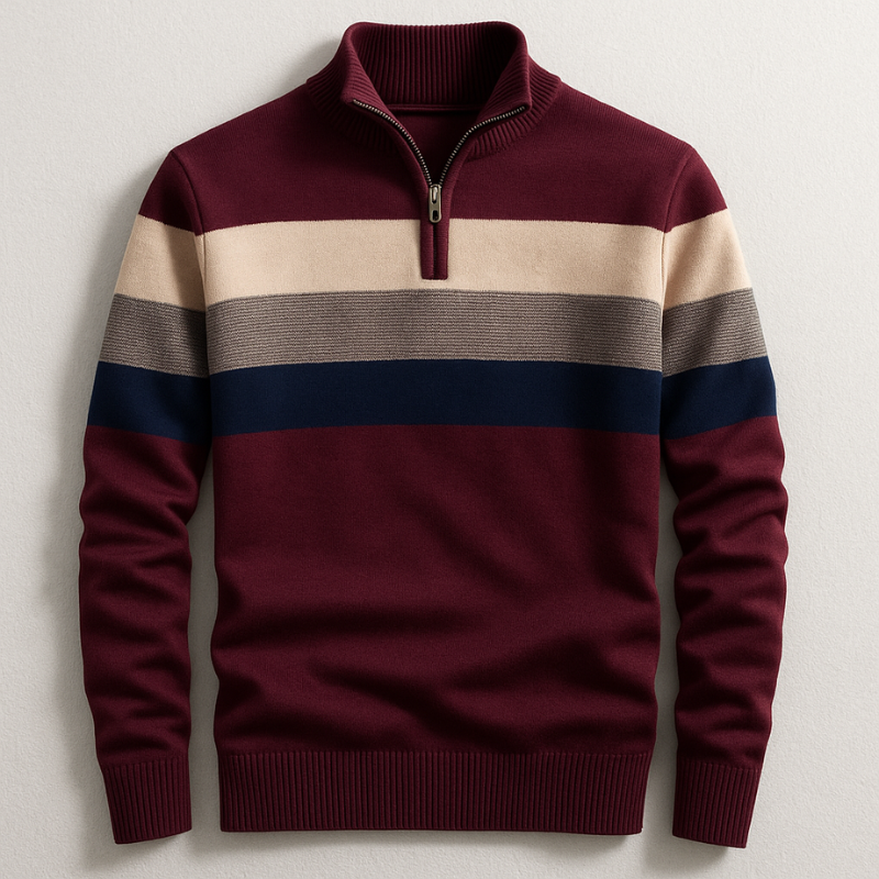 David | Jersey con cremallera para hombre