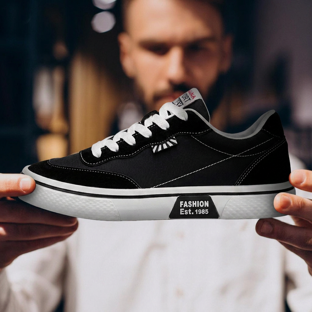 Gripwell — Zapatilla de lona con suela de goma tipo gofre