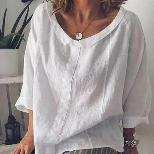 Blusa Sin Botones Para Mujer de Estilo Atemporal