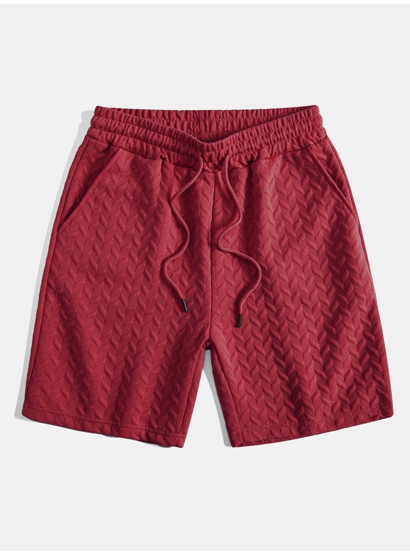 Conjunto Polo Y Pantalón Corto Jacquard Geométrico