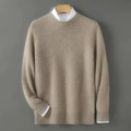 Jersey De Hombre De Cachemira Pura Corte Elegante
