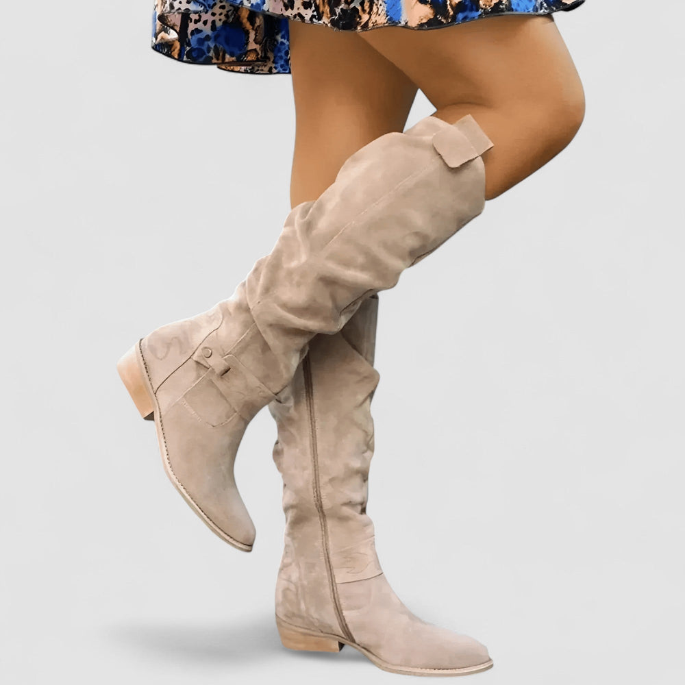 Adeliza | Botas de montar flexibles hasta la rodilla