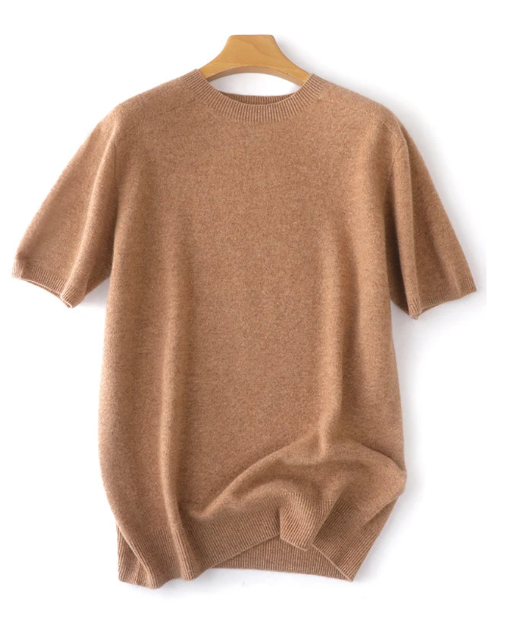 Camiseta De Lana Merina Hombre Ajuste Entallado