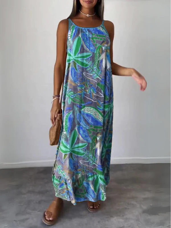 Vestido Floral Cómodo y Elegante para Mujer
