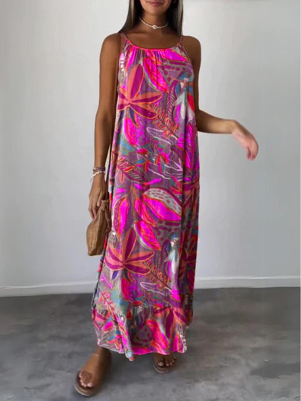 Vestido Floral Cómodo y Elegante para Mujer