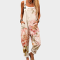 Miel | Mono Floral Calido Beige de Tirantes