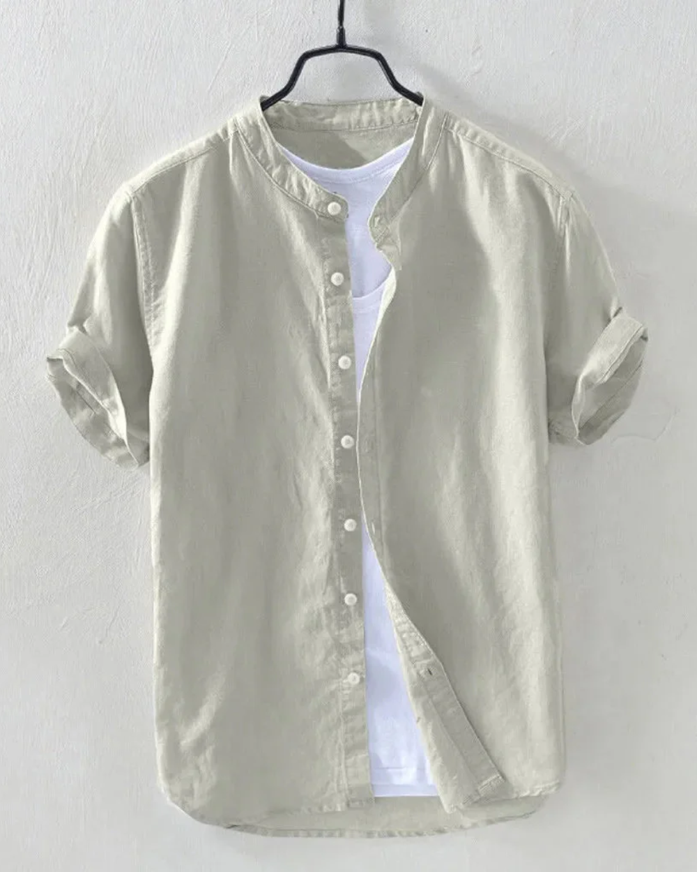 Camisa Aspen De Hombre Manga Corta Ajuste Entallado