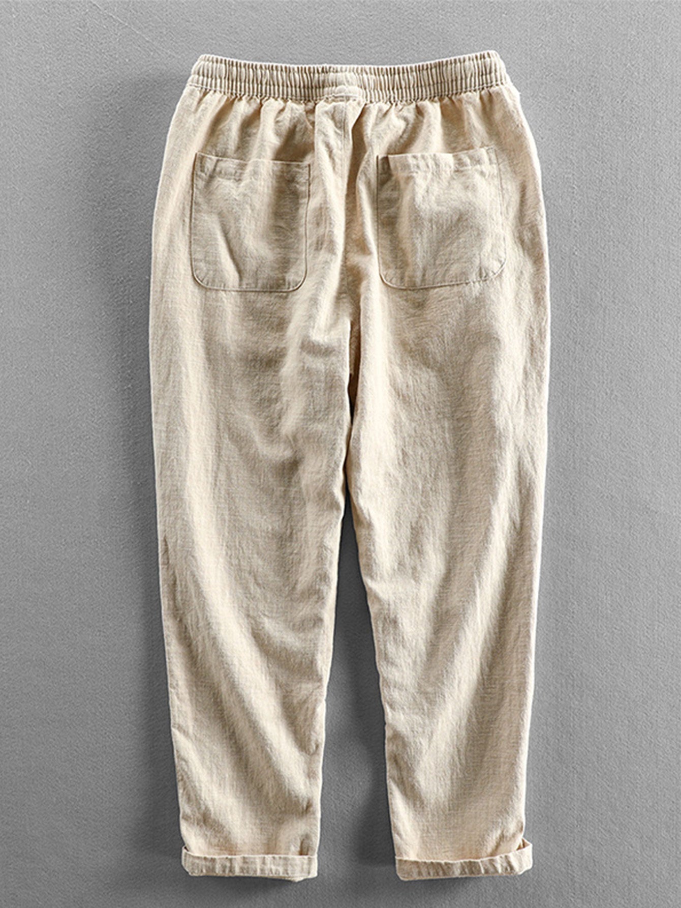 Conjunto Camisa Cubana Jacquard y Pantalón Cropped Lino
