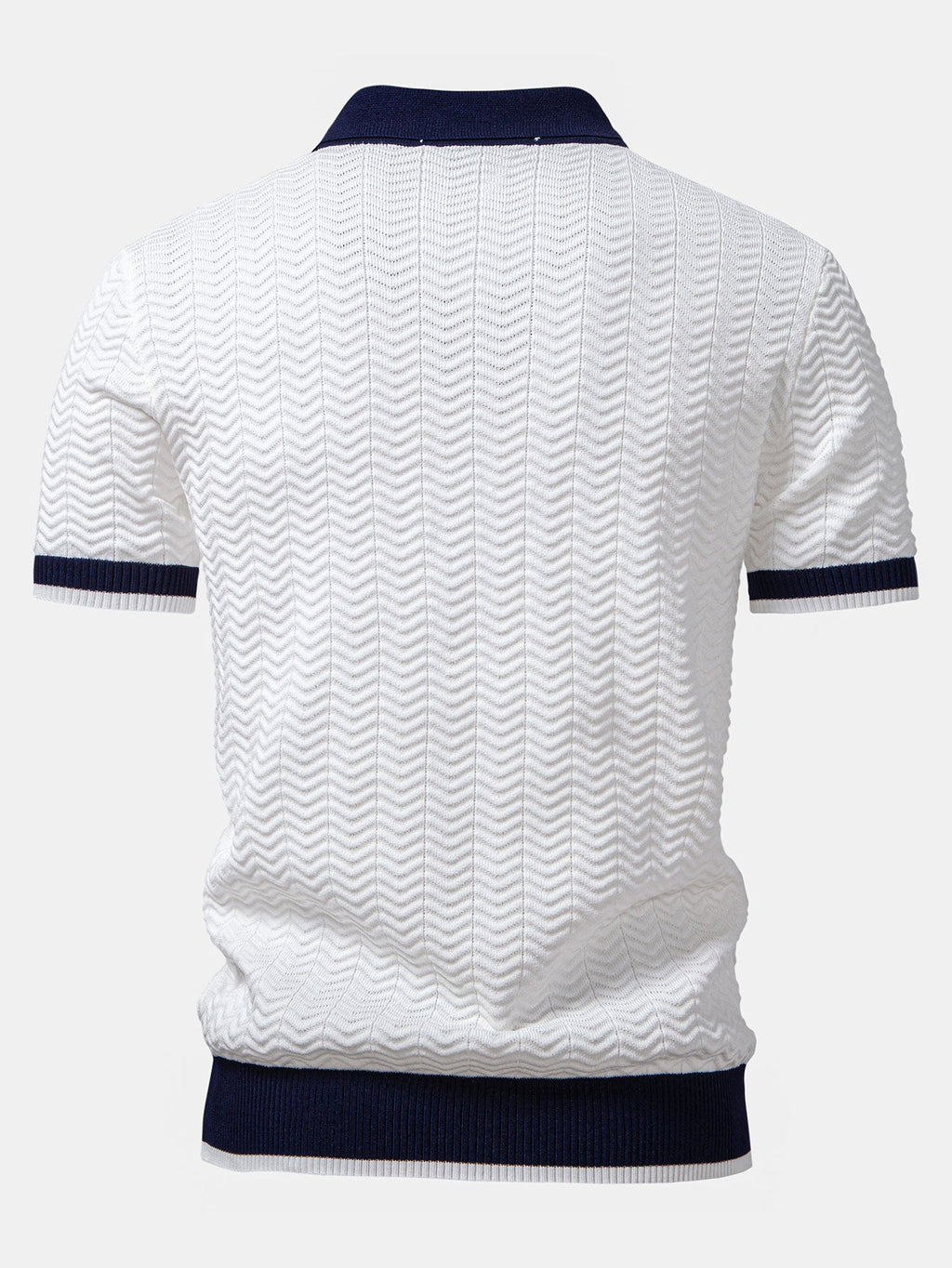 Conjunto De Punto Polo De Pico Y Pantalón Recto