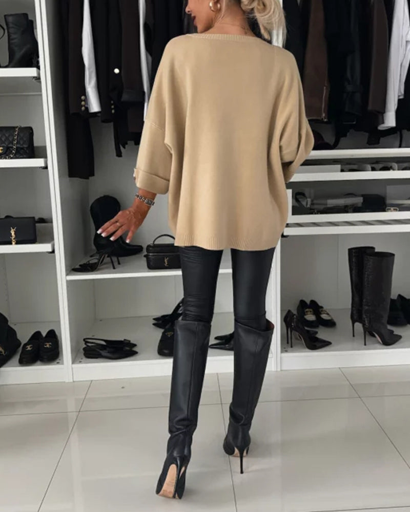 Blusa Moderna de Mujer con Corte Holgado Elegante