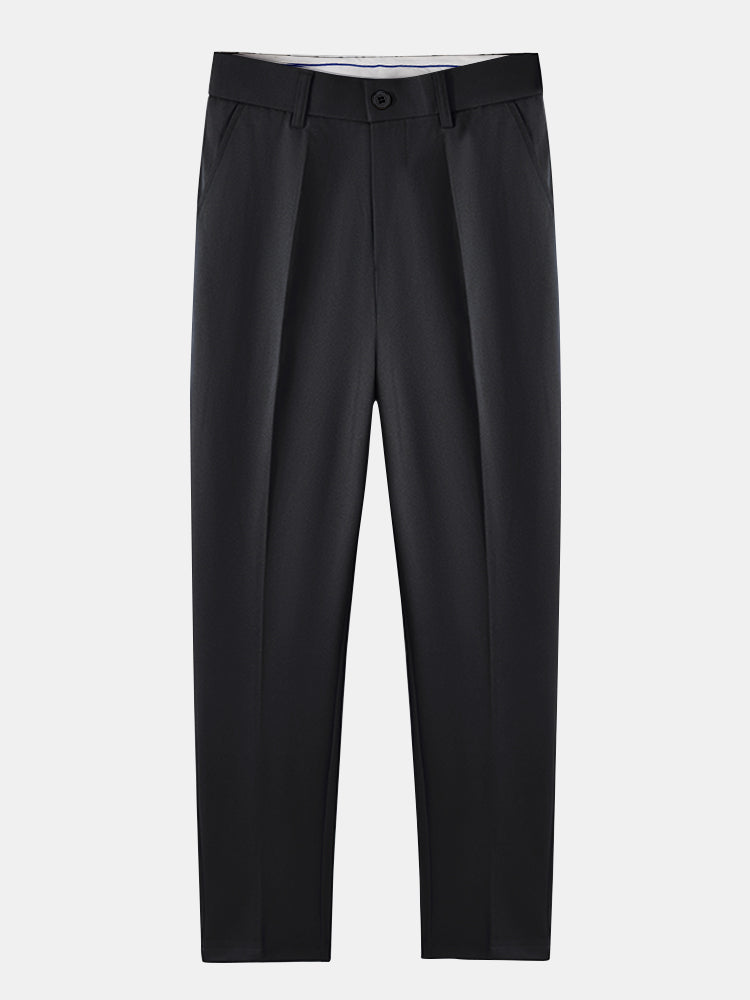 Conjunto Polo Jacquard Geométrico y Pantalón Slim Elegante