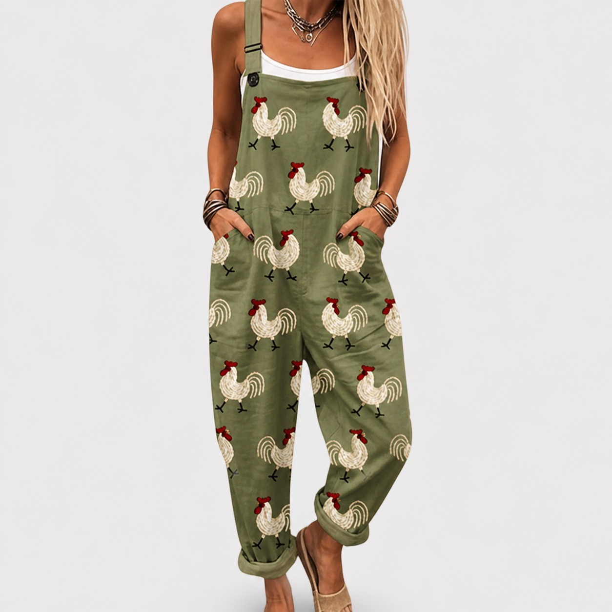 Mariposa | Mono Estampado Fantasía de Tirantes