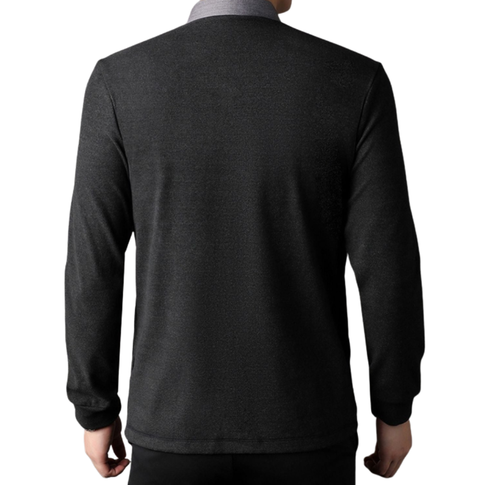 Camisa Cárdigan Hombre 2 en 1 de Tejido Premium