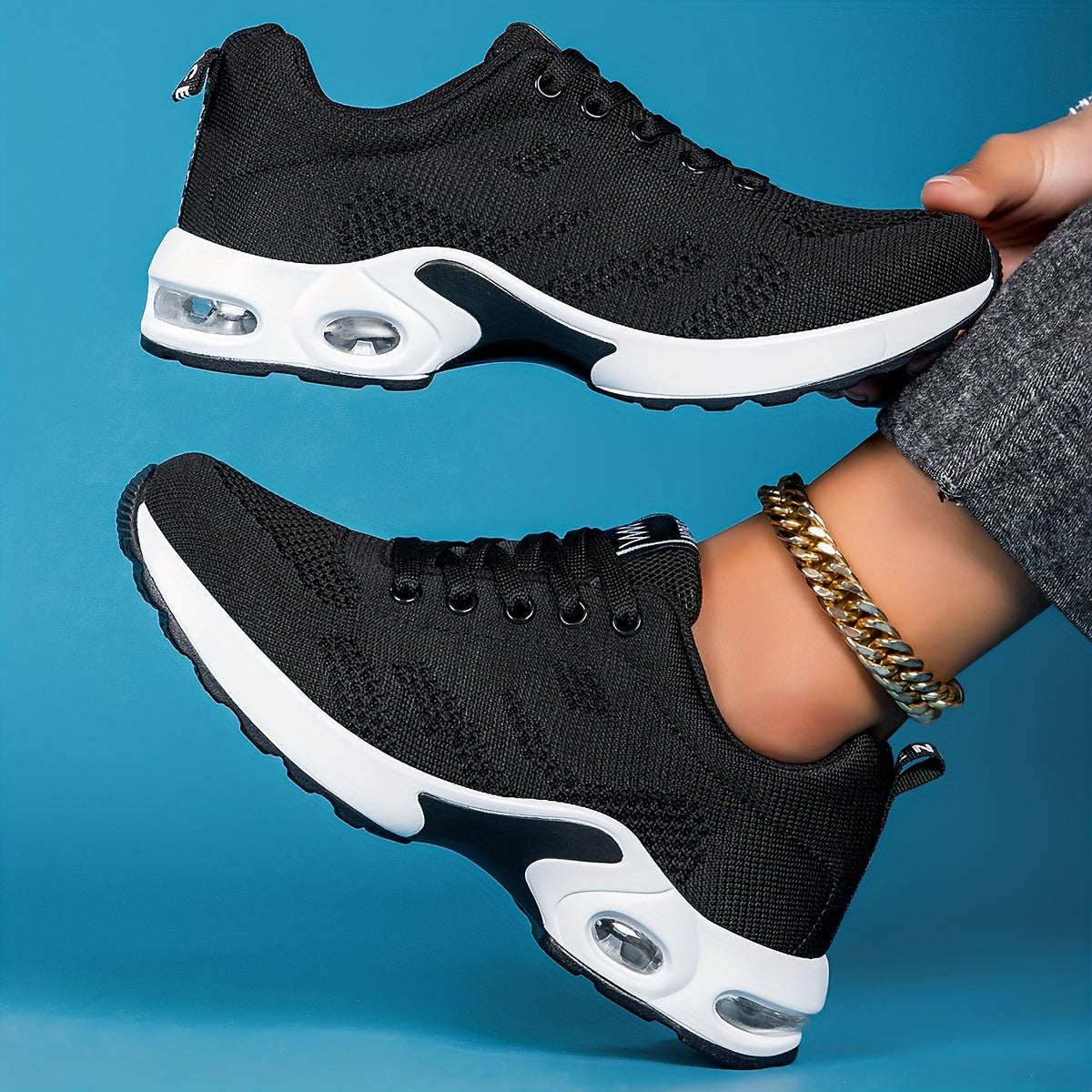 Zapatillas de deporte amortiguadas, transpirables y antideslizantes