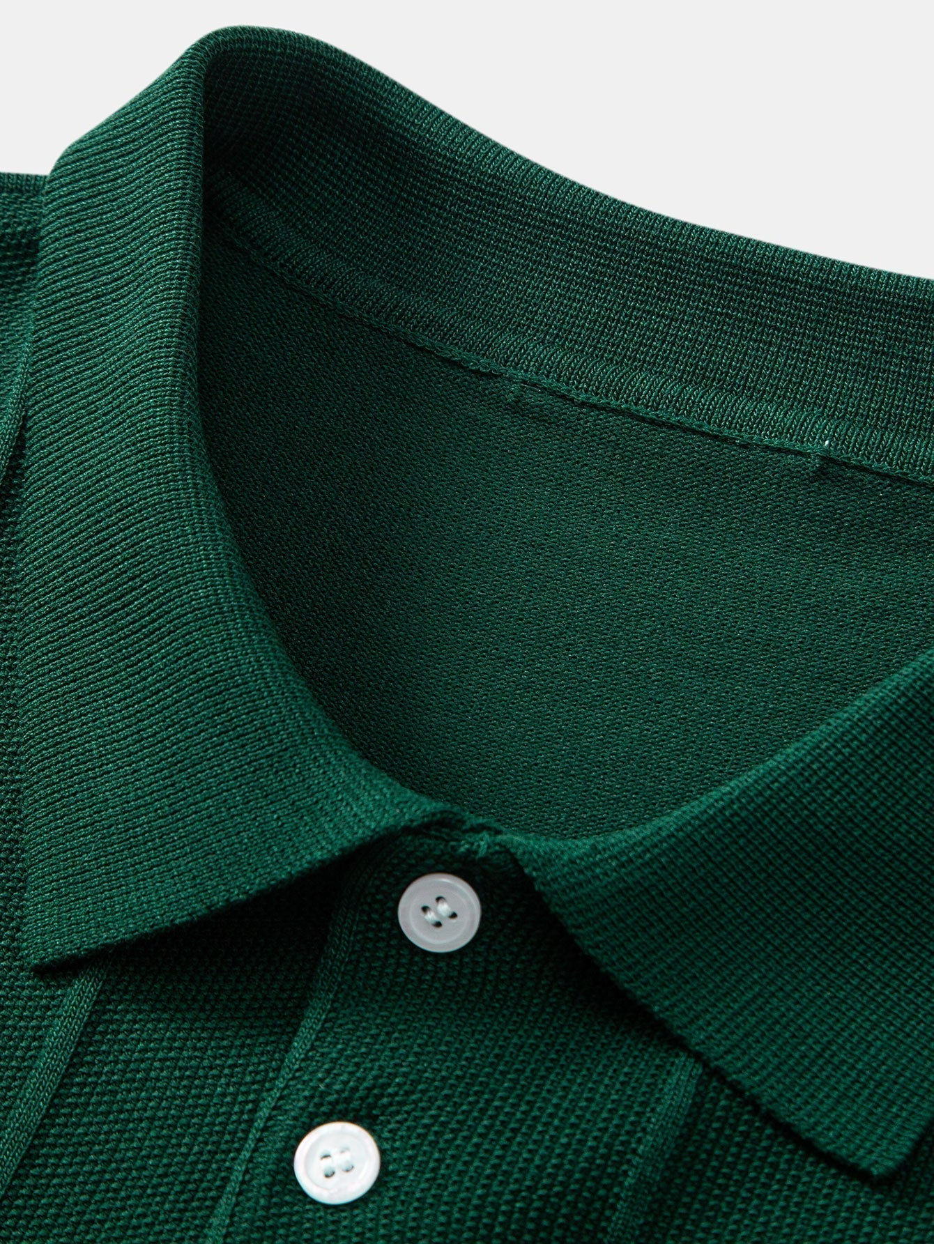 Conjunto Polo Punto Jacquard a Rayas y Pantalón Recto