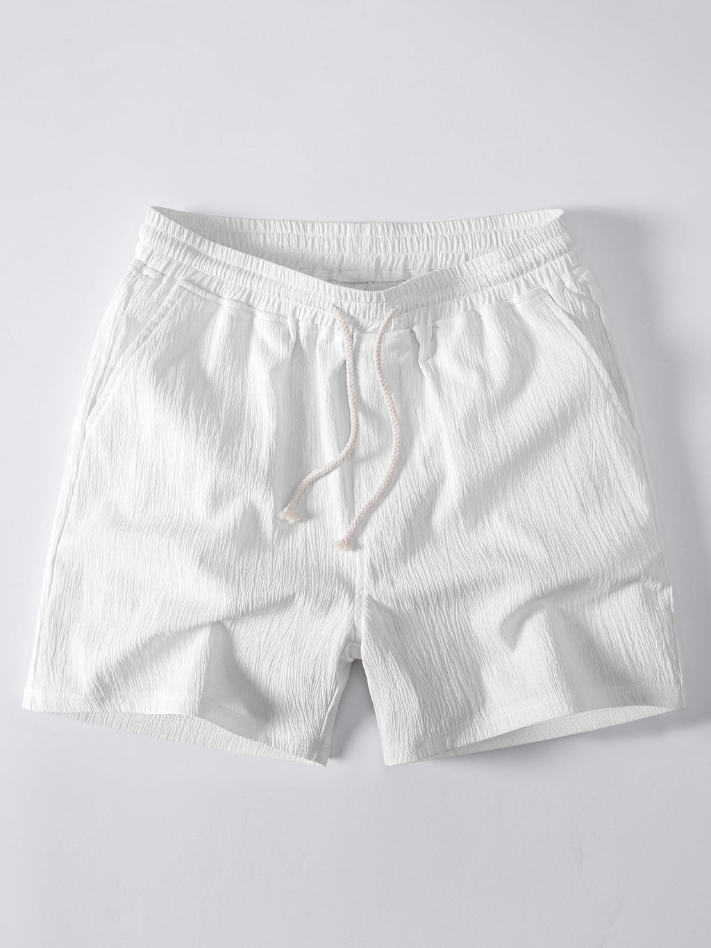 Conjunto Camisa Cubana Jacquard y Shorts Texturizados