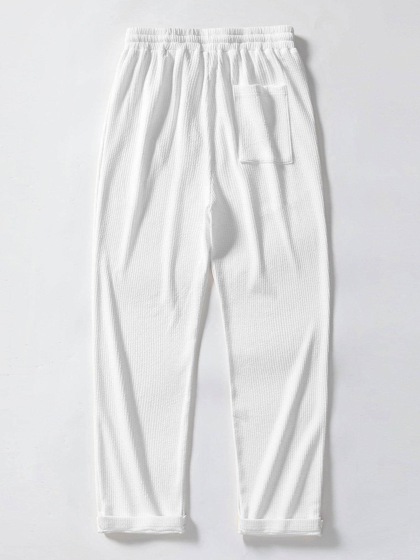Conjunto Polo Jacquard Manga Corta y Pantalón Recto
