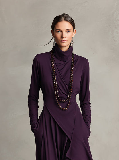 Natalie | Vestido drapeado elegante