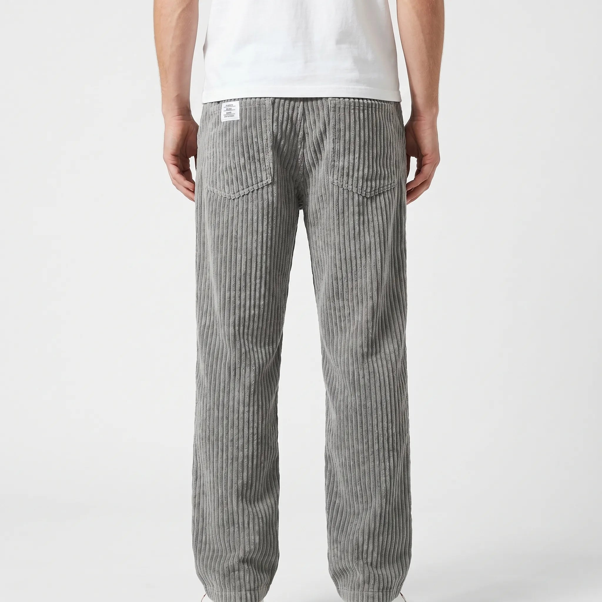 Pantalón de pana con cintura elástica