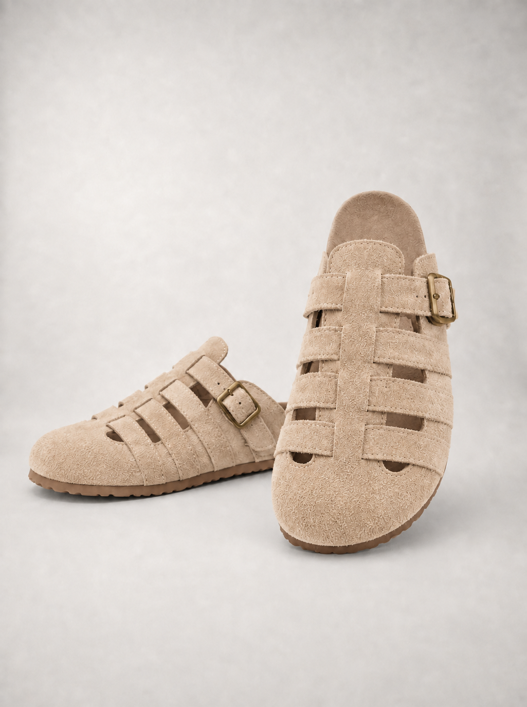 Clara | Cómodas sandalias tipo mule con hebilla