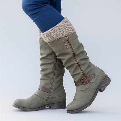 Bonnie | Botas elegantes con hebilla y gran sujeción