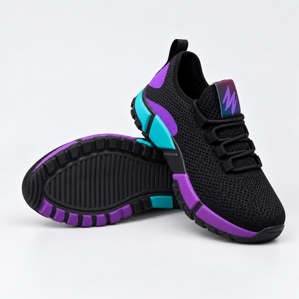 KRYSTEA™ | Zapatillas de running de malla transpirable con suela bicolor reforzada