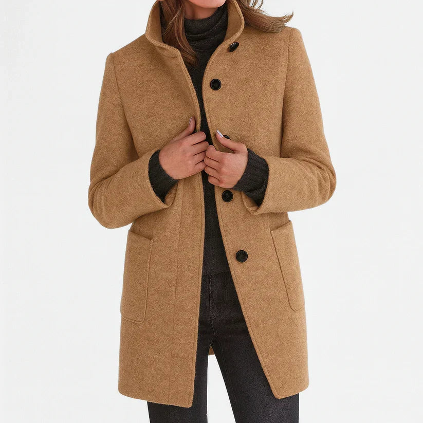 Tessa - Chaqueta de Mujer con Cuello Alto