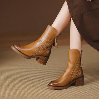 Selene | Botines de piel