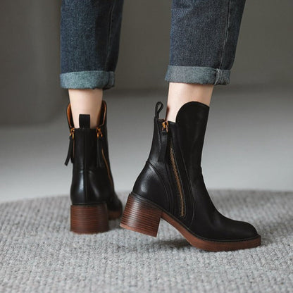 Selene | Botines de piel