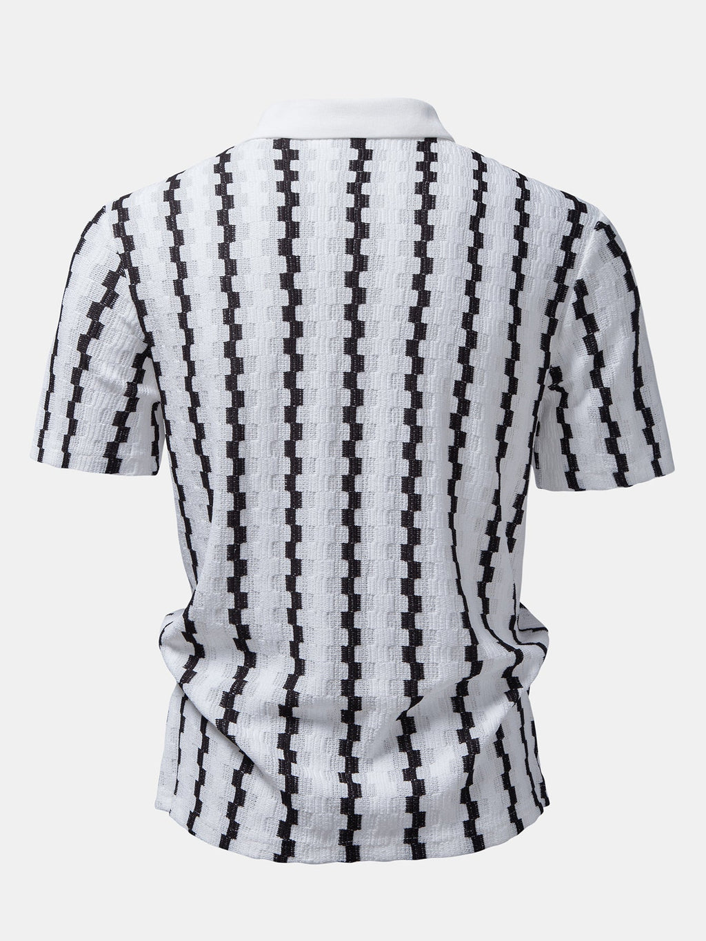 Conjunto Camisa Cuadros Jacquard Y Pantalón Recto Arrugado