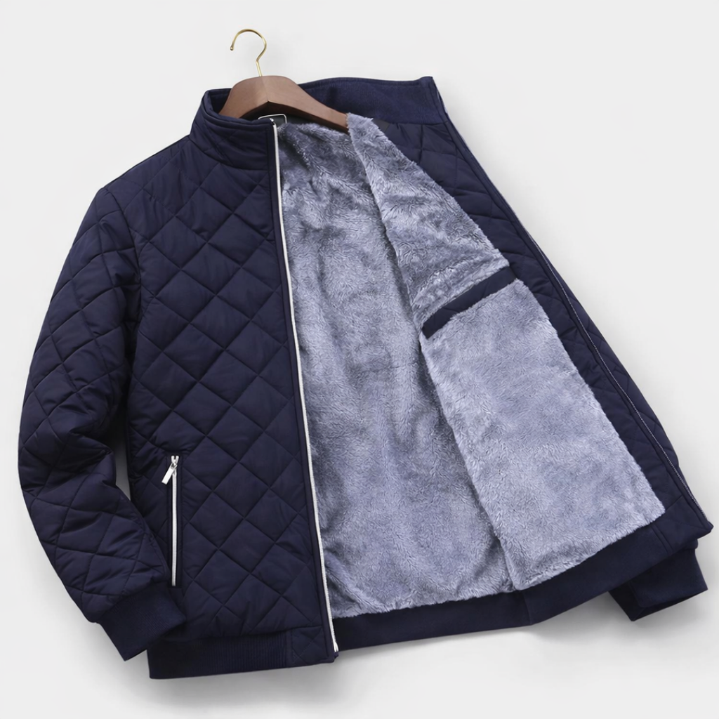 Liam | Elegante chaqueta acolchada con cremallera