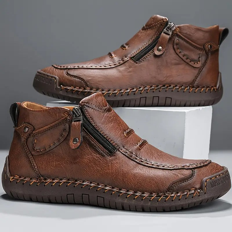 Raphaël | Zapato Ortopédico de Cuero con Cremallera Lateral