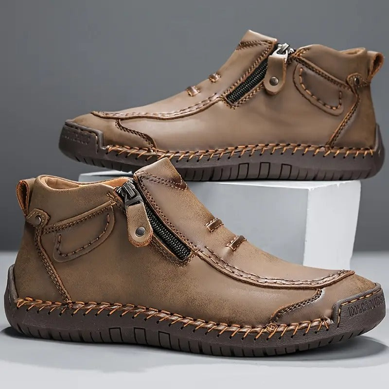 Raphaël | Zapato Ortopédico de Cuero con Cremallera Lateral