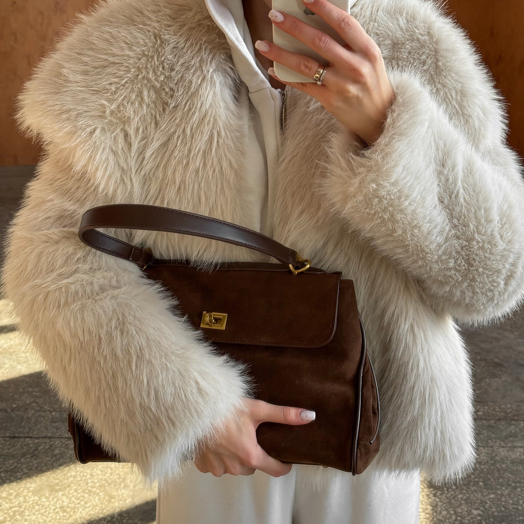 Suede bolso