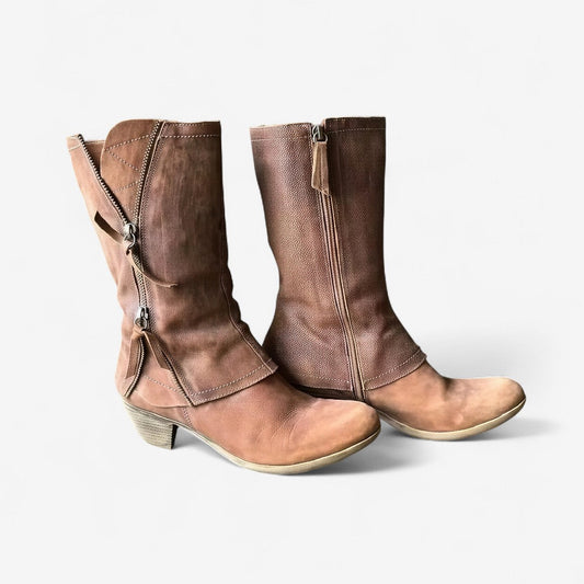 Amparo | Botas de piel para otoño