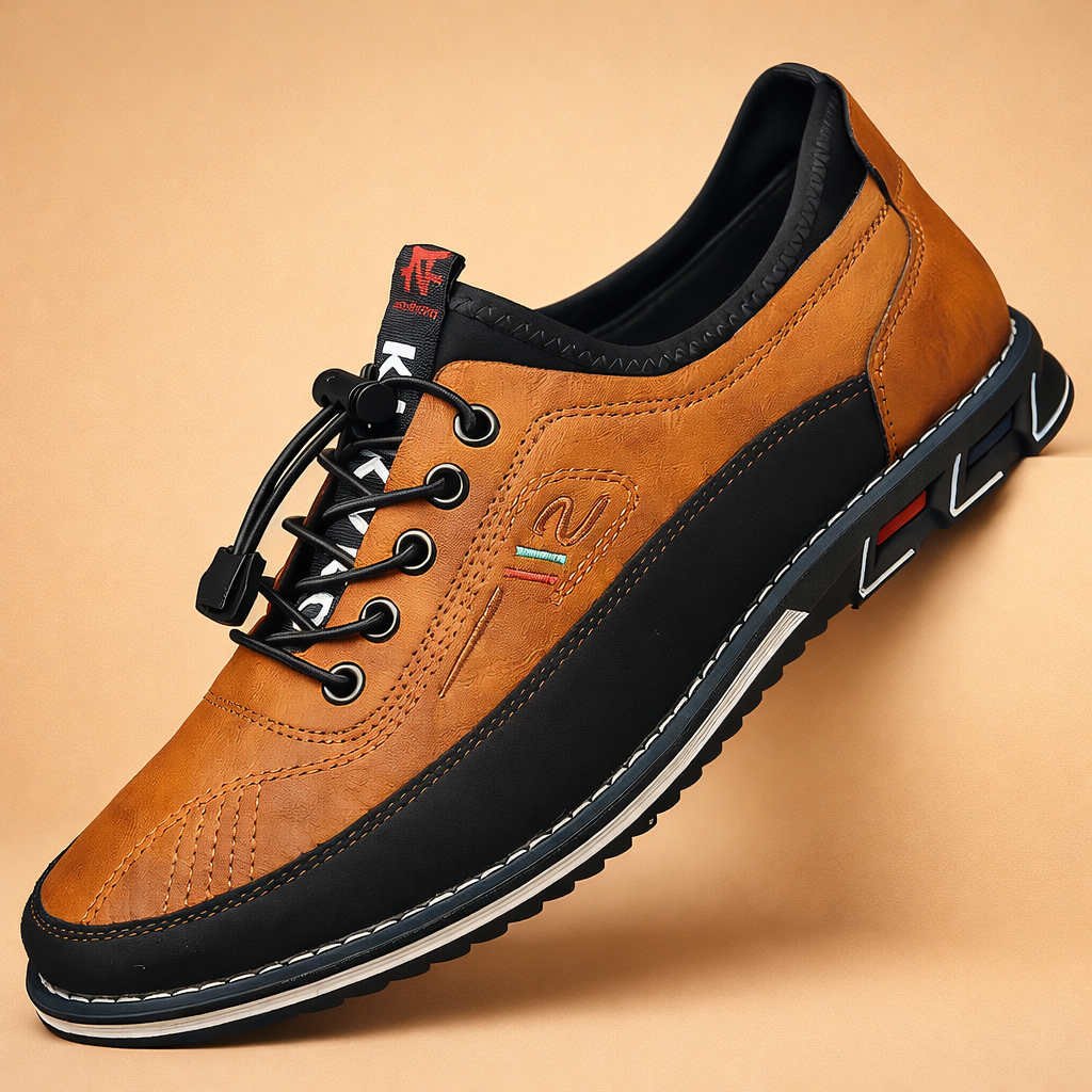 Alexander | Zapatos de Vestir de Piel Vegana para Hombre con Cordones para Otoño