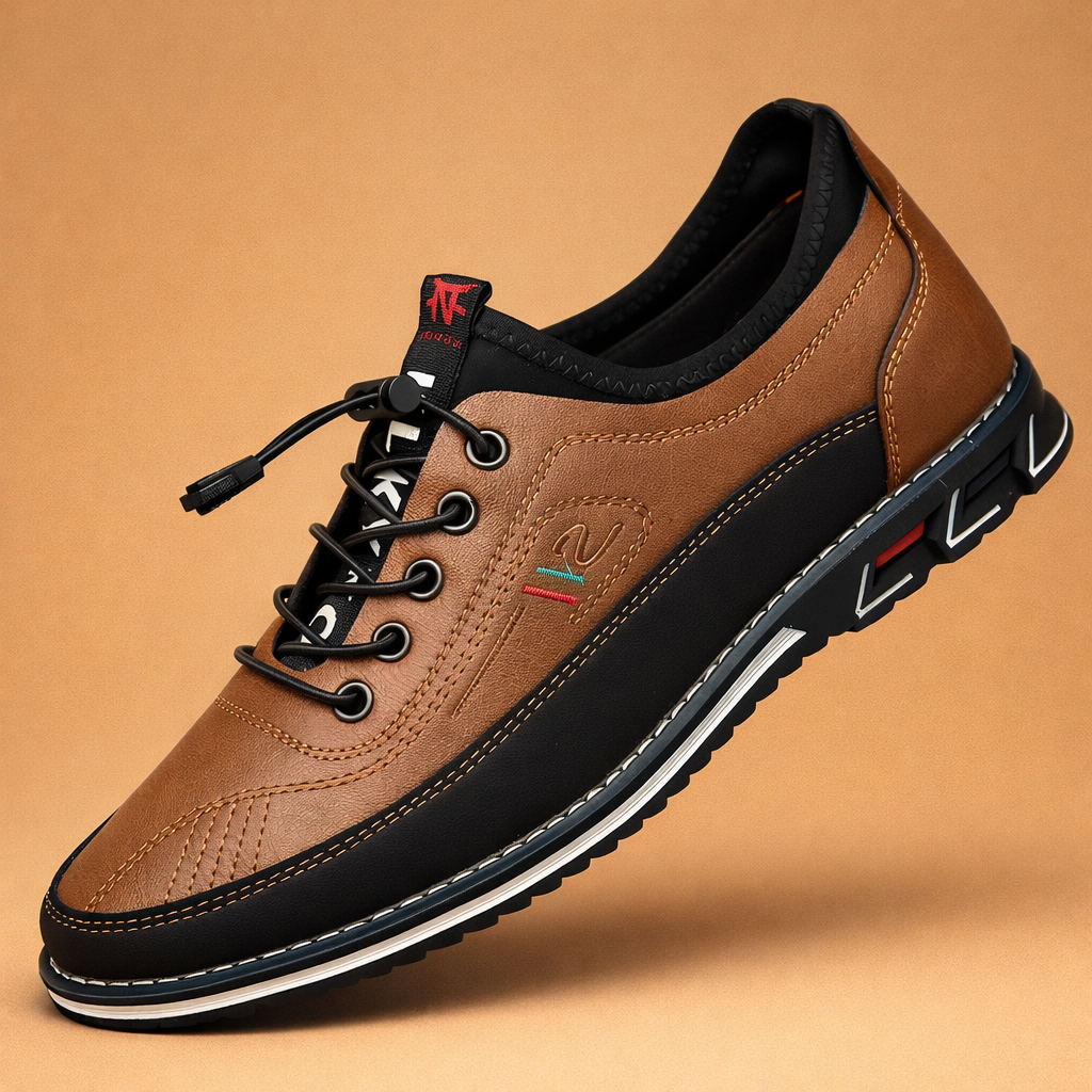 Alexander | Zapatos de Vestir de Piel Vegana para Hombre con Cordones para Otoño